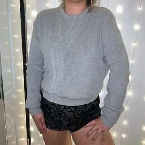 Brandy Melville grey knit sweater